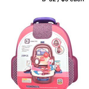 Fashionista Makeup & Beauty Backpack Playset – 25 PCS