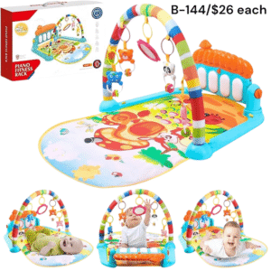 Baby Piano Fitness Rack Play Mat – Musical Activity Gym