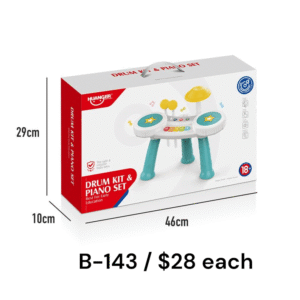 Drum Kit & Piano Set – Early Education Musical Toy