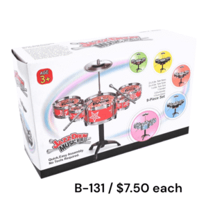 Kids Jazz Drum Set – 9-Piece Musical Instrument Toy