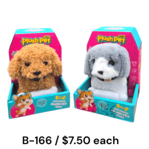 B-166 Electronic Plush Pet Puppy Toy