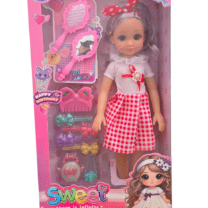 Sweet Doll with Hair Accessories – B-157