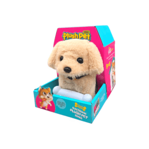 B-167 Electronic Plush Puppy Toy – Beige