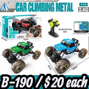 Car Climbing Metal 4×4 RC Monster Truck