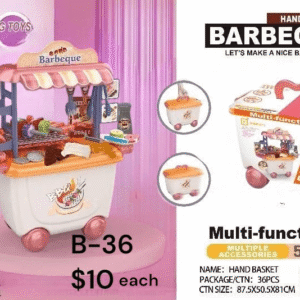 Zeming Toys Hand Basket Barbeque Play Set