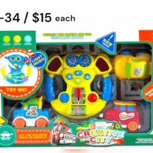 B-34 Creative City Steering Wheel Playset