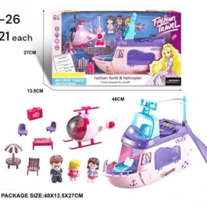 Fashion Yacht & Helicopter Set