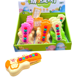 Musician Electronic Guitar Toy Set (B-106) – Colorful Learning Guitar for Kids