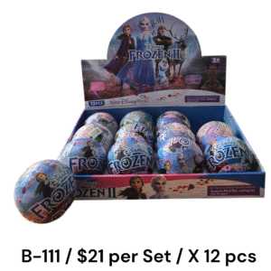 Disney Frozen II Friends Surprise Egg Toy Set – 12 Pieces Blind Pack Collectible Balls for Kids