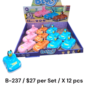 B-237 Bluey Mini Push Car Toy