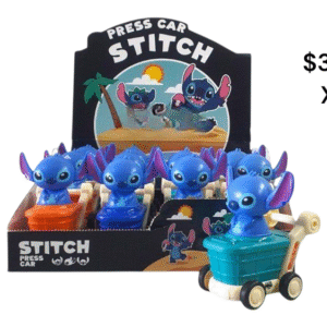 Stitch Press Car Toy Set