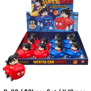 B-98 Super Hero Inertia Car Toy – Push & Go Series