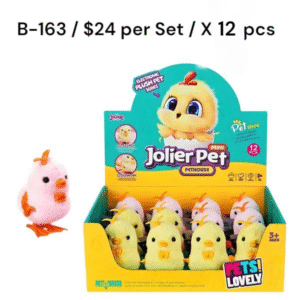 Jolier Pet Mini Plush Chick Toy Set (B-163)