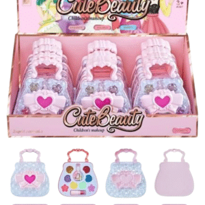 Cute Beauty Children’s Makeup Play Set (B-75) – Mini Handbag Style Pretend Cosmetic Kit